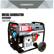 Generador diesel consumo de combustible por hora generador diesel portátil con arranque eléctrico